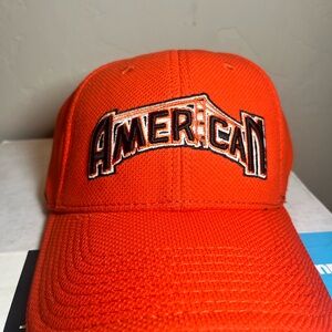 Orange American Baseball Cap